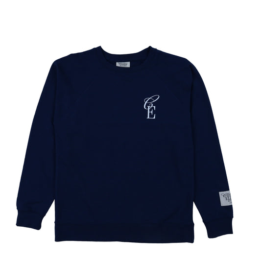 "Everyday is a Vacation" Crewneck Sweatshirt in Navy